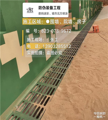 百色 例如在抖音上有“迷彩墙，外围墙面挡 - 星空数码迷彩漆施工队